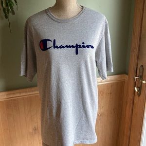 Champion gray short sleeve tee shirt